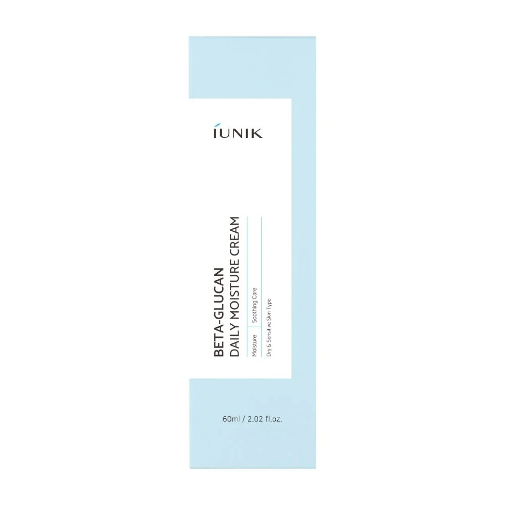 iUNIK Beta Glucan Daily Moisture Cream hydratační pleťový krém 60 ml
