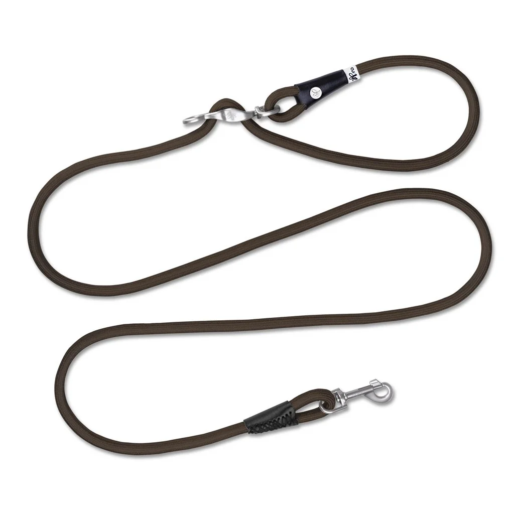 Curli Vodítko pro psy Vario Comfort Brown S