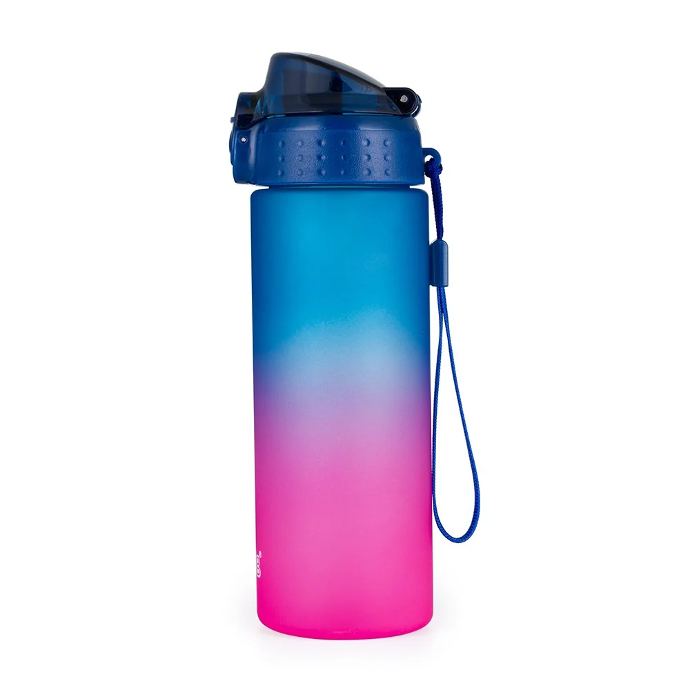 Oxybag OXY CLiCK - láhev na pití Ombre Purple - Blue, 600 ml