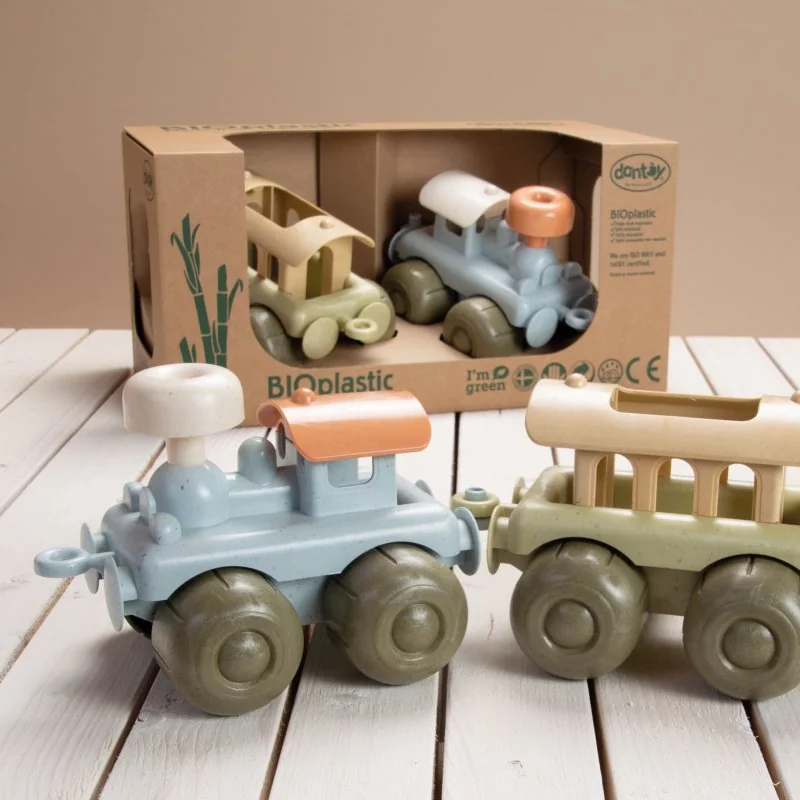 DANTOY BIOplastic sada vláčků 2ks 24m+