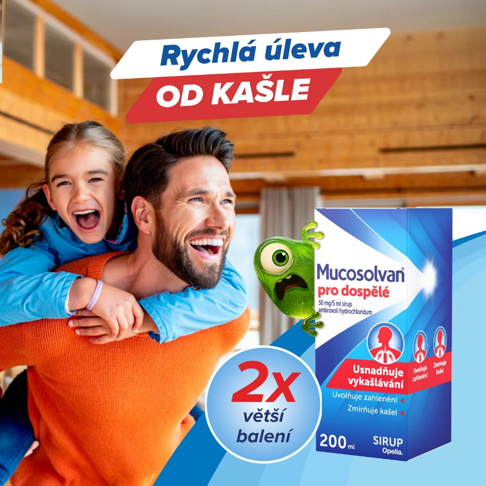 Mucosolvan pro dospělé sirup 200 ml