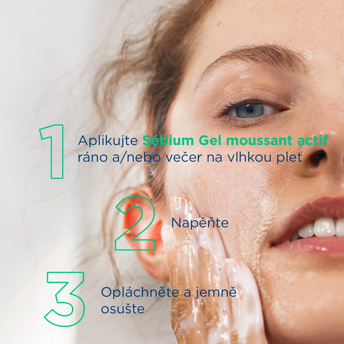 BIODERMA Sébium Gel moussant actif aktivní čisticí gel na akné 200 ml