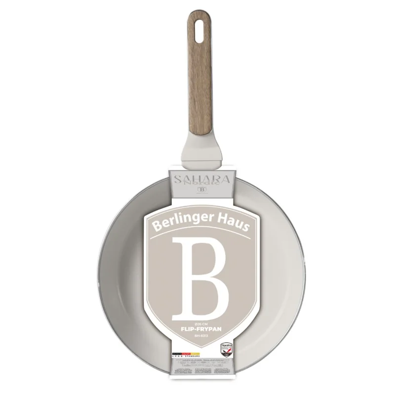 Berlingerhaus Pánev prohazovací s titanovým povrchem 26 cm Sahara Nordic Collection