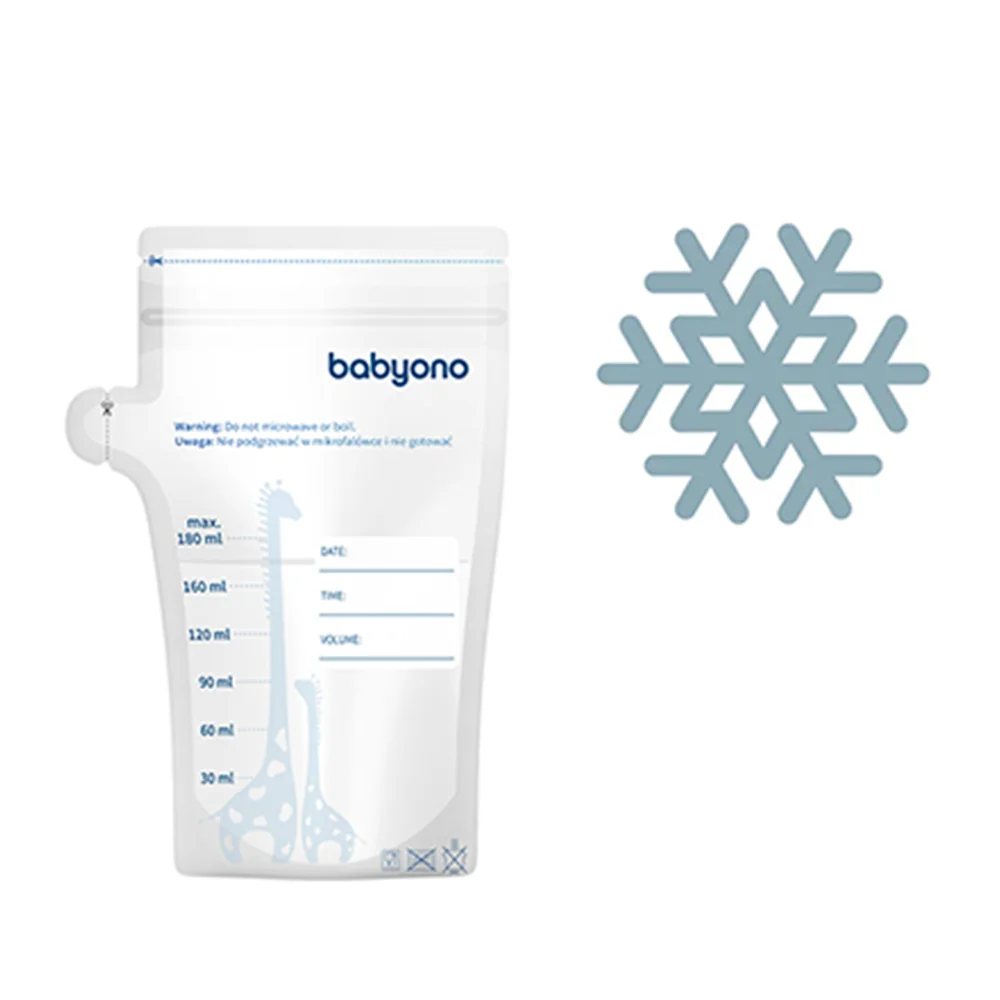 Babyono Sáčky na mateřské mléko 180 ml 30 ks