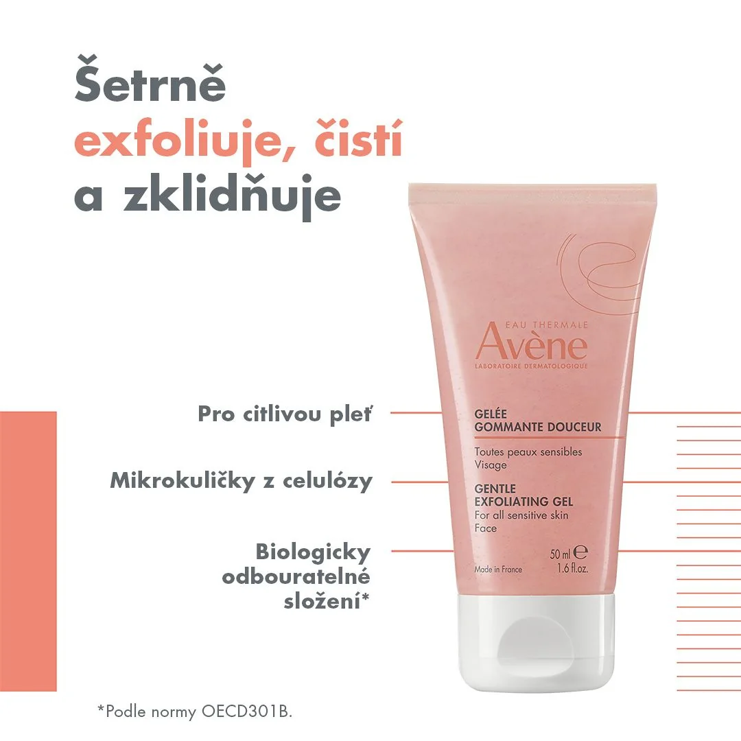 Avène Jemný gelový peeling 50 ml