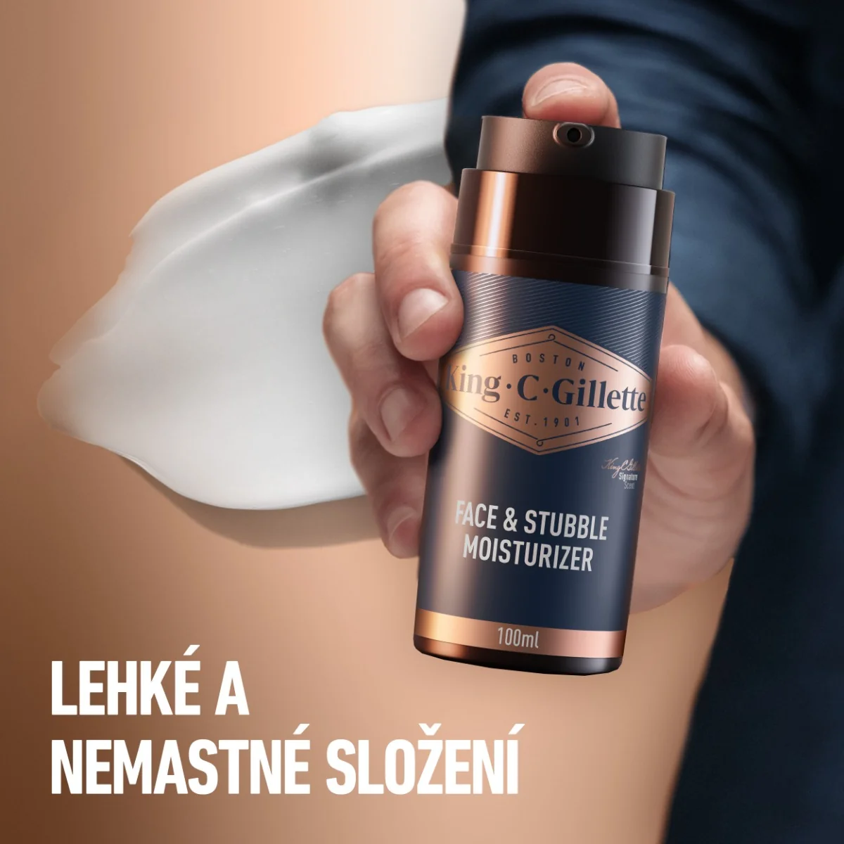 Gillette King C. Gillette hydratační krém 100 ml