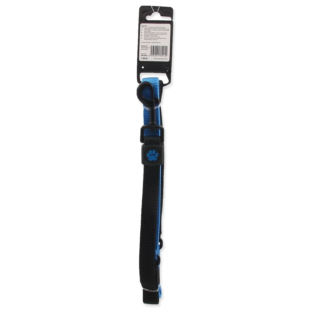 Active Dog Vodítko Bungee Neoprene M modré 2x120cm