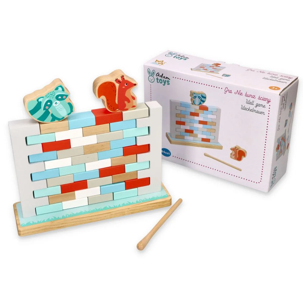 Adam Toys Dřevěná balanční hra - Zeď
