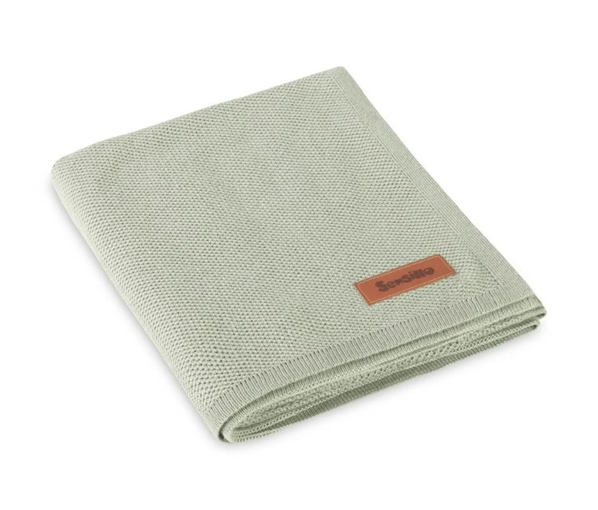 SENSILLO Bambusová deka pro miminko 80x100 cm, 100% bambus, olive