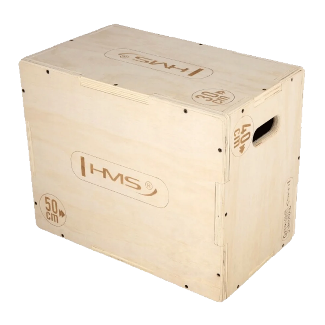 HMS PLYO BOX DSC04 - hnědý