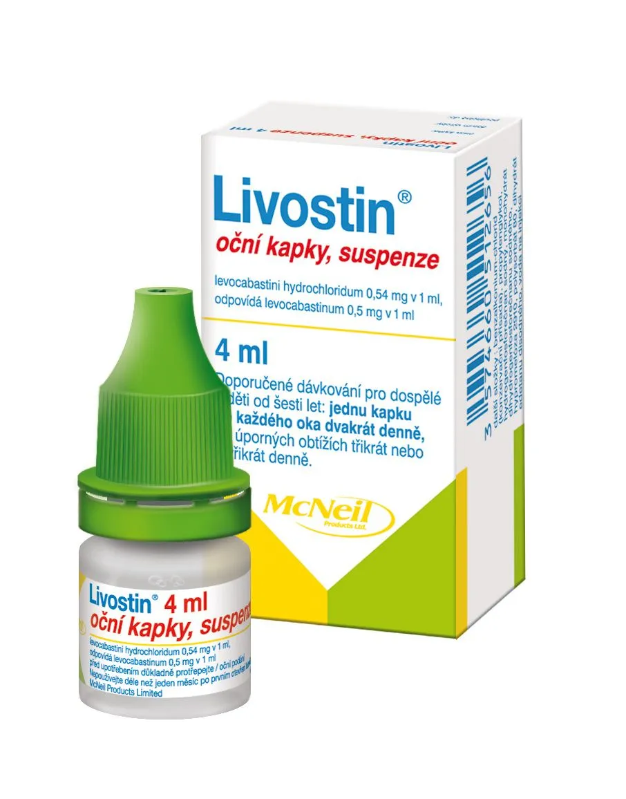 Livostin 0,5 mg/ml oční kapky, suspenze 4 ml