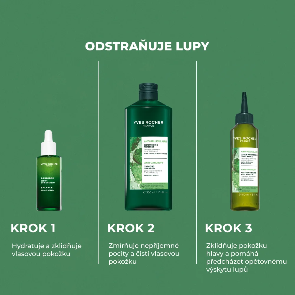 Yves Rocher Haircare Botanical Solutions Tonikum proti lupům 150 ml