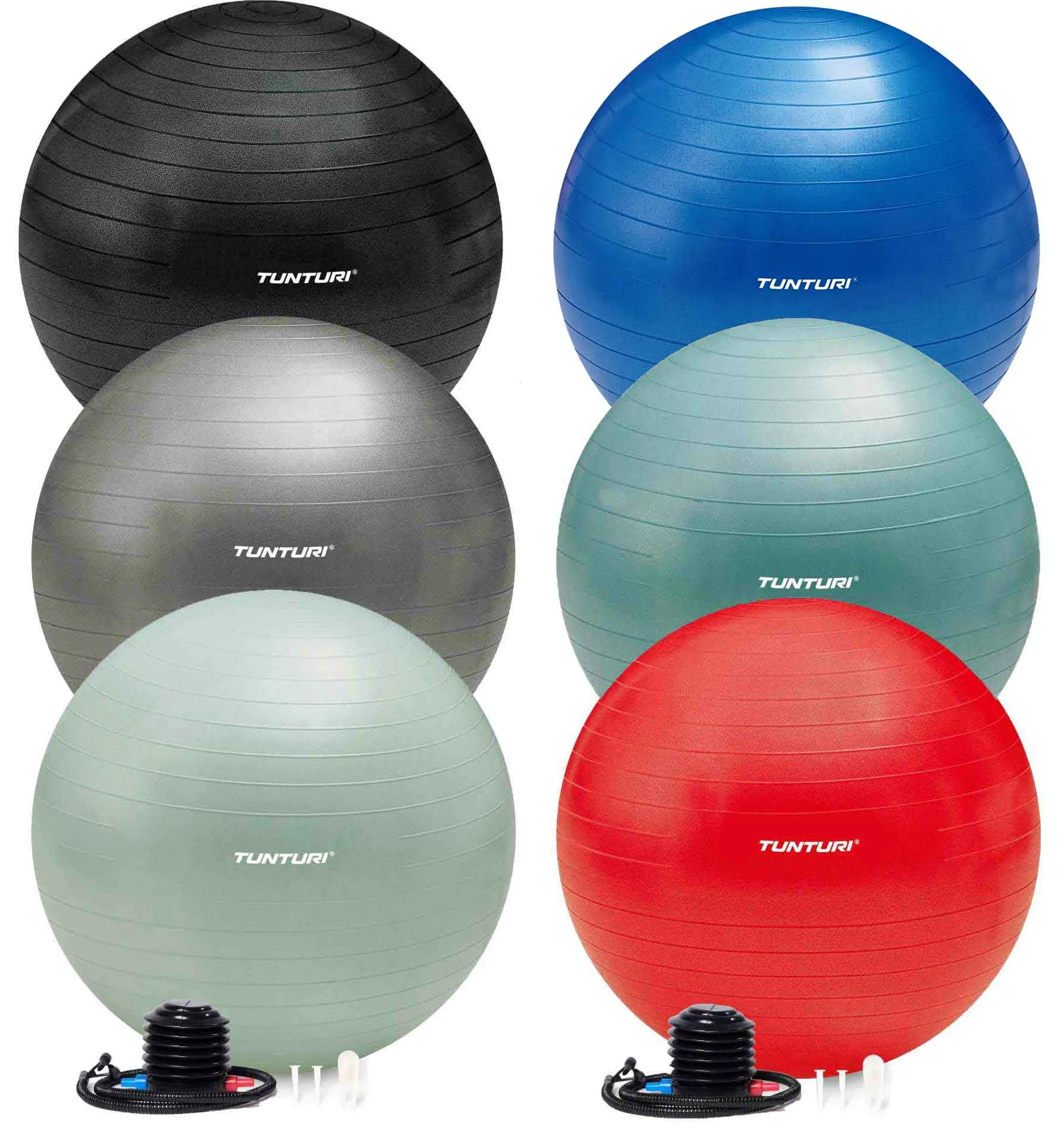 Tunturi Gymnastický míč zesílený 90 cm varianta Petrolejový