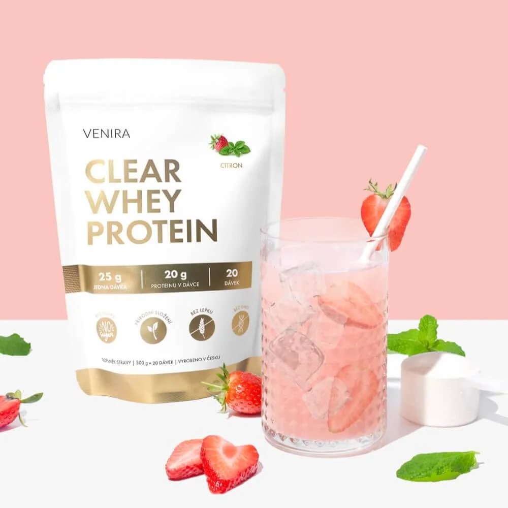 Venira Clear whey protein / proteinová limonáda dračí ovoce 500 g