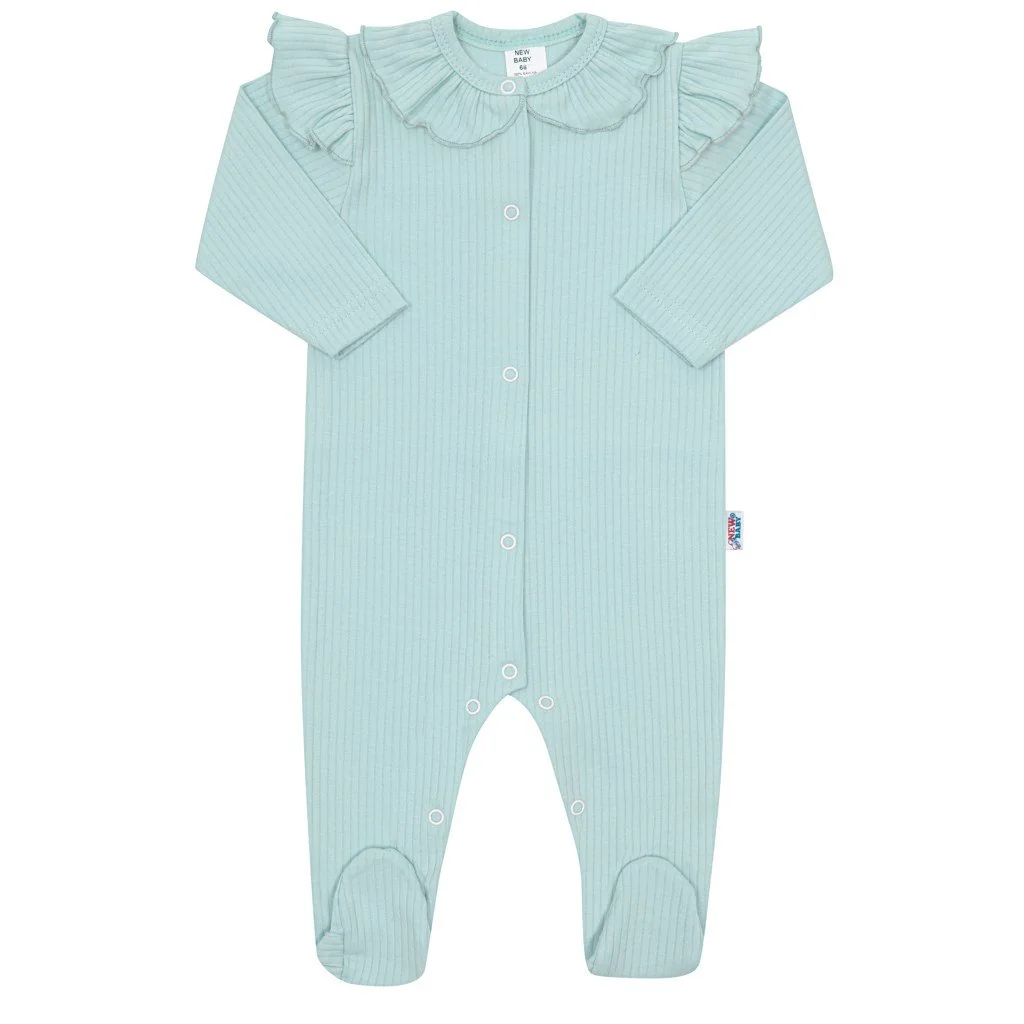 New Baby Kojenecký bavlněný overal Stripes ledově modrá, vel. 74 (6-9m)
