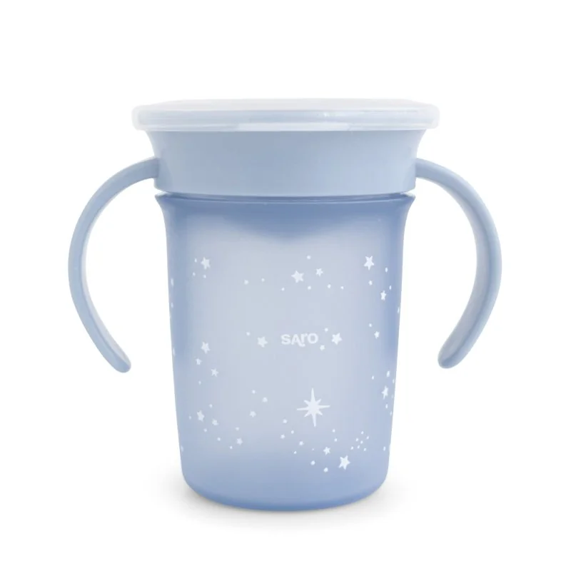 Saro Baby tréninkový hrníček 360° Blue