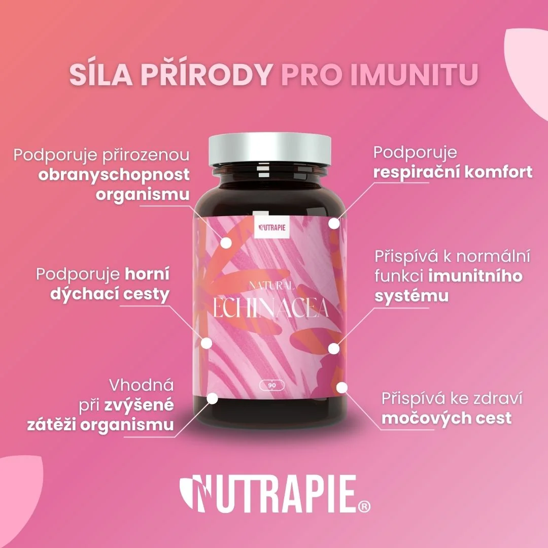 Nutrapie Natural Echinacea 90 kapslí