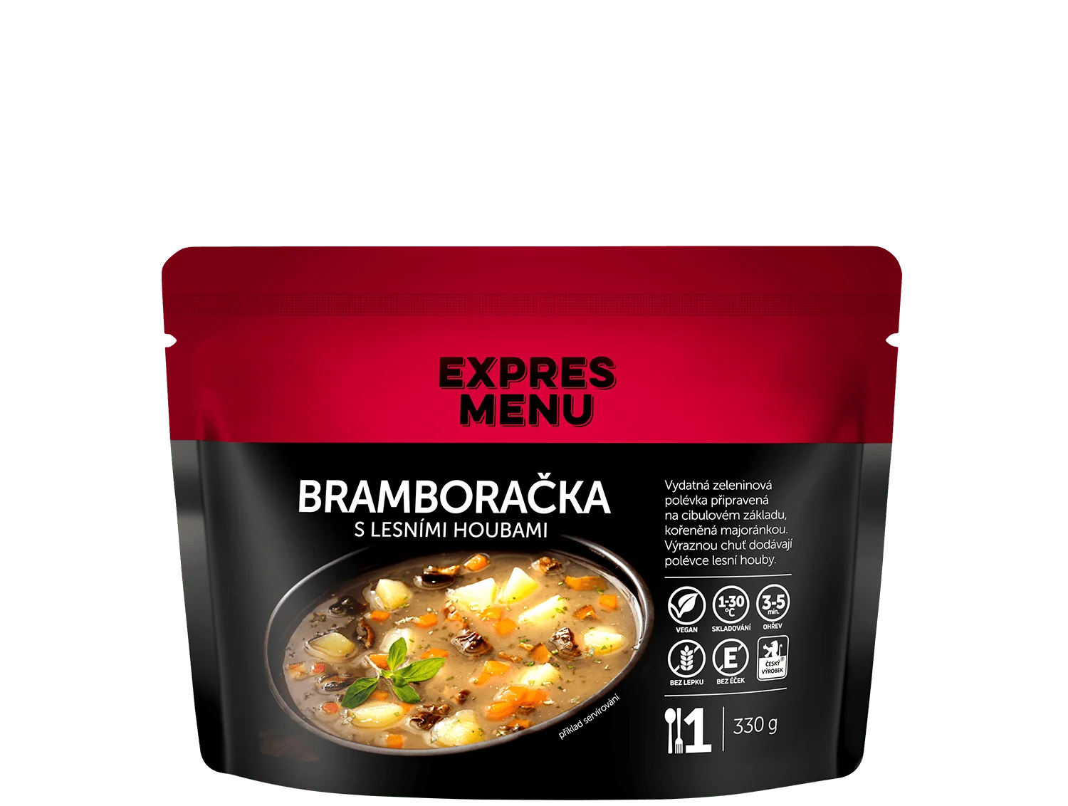 EXPRES MENU Bramboračka s lesními houbami 330 g (1 porce)