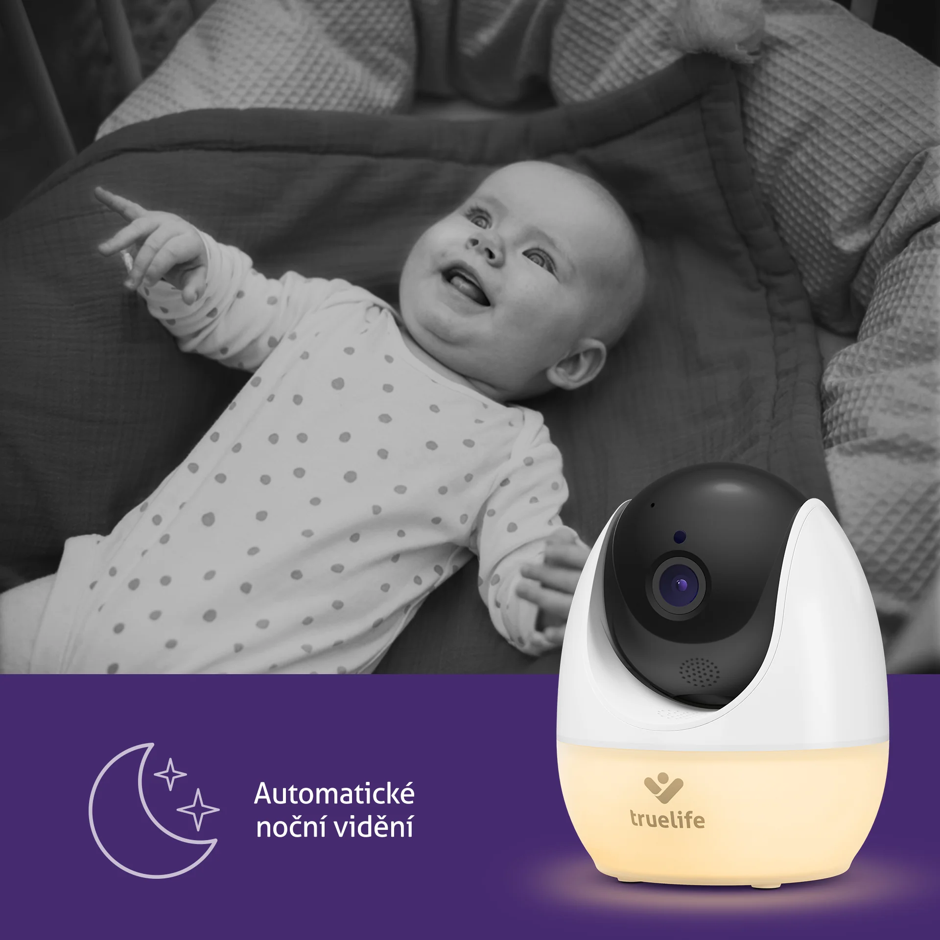 Truelife NannyCam R4 Pro rotační chůvička