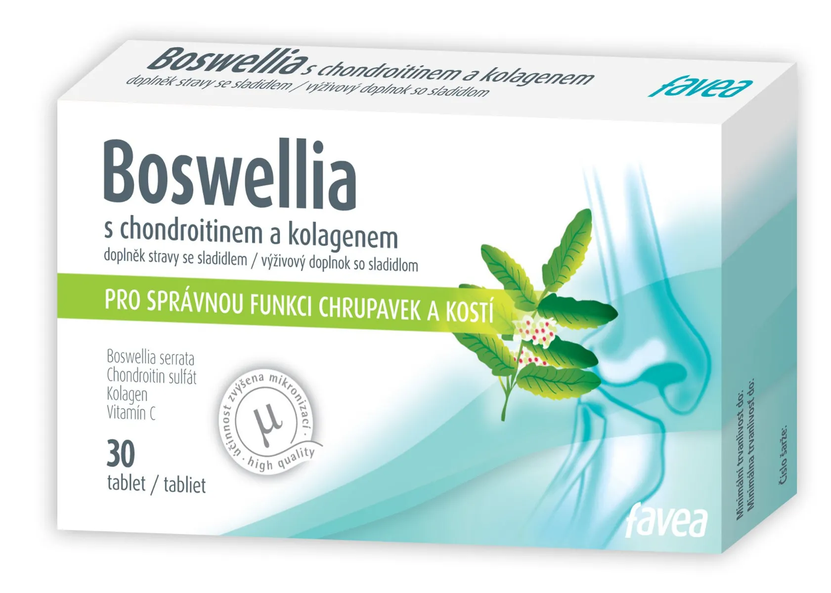 Favea Boswellia s chondroitinem a kolagenem