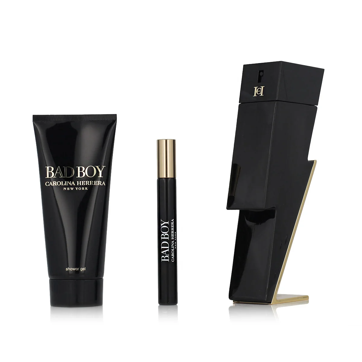 Carolina Herrera Bad Boy EDT 100 ml + EDT MINI 10 ml + SG 100 ml M (Red Cover)