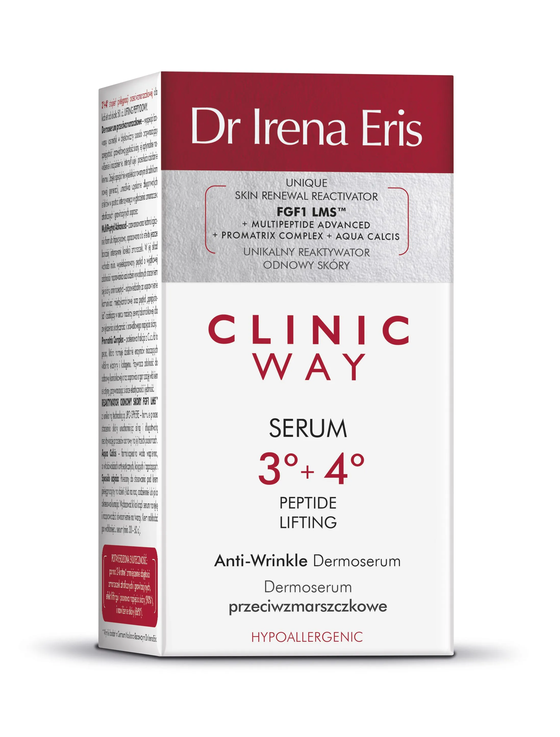 Clinic Way dermo sérum proti vráskám peptidový lifting 3° + 4° 30ml