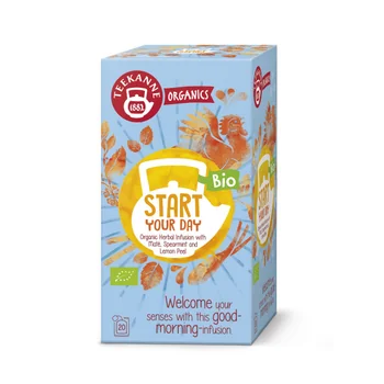 Teekanne Organics BIO Start your day čaj porcovaný 20x1,8 g