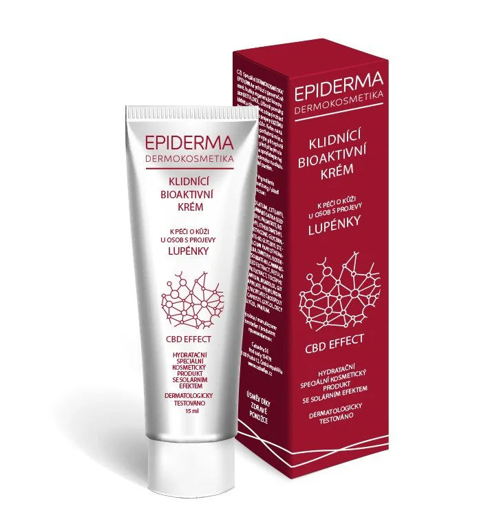 Epiderma bioaktivní CBD krém při Lupénce 15 ml Krém