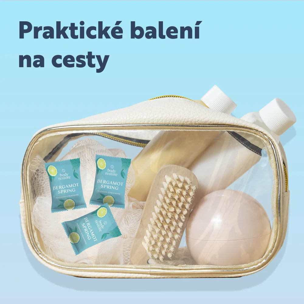 Body Restore Aromatické tablety do sprchy bergamot spring 3 ks