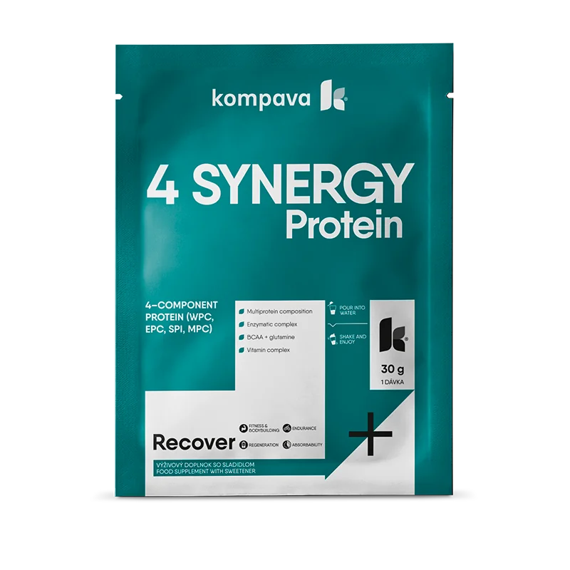 KOMPAVA VÍCESLOŽKOVÝ NOČNÍ PROTEIN 4 SYNERGY Protein 2000g čokoláda