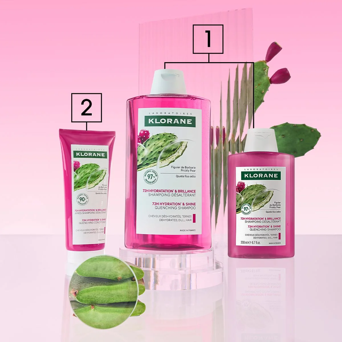 KLORANE Hydratační balzám s opuncií 200 ml