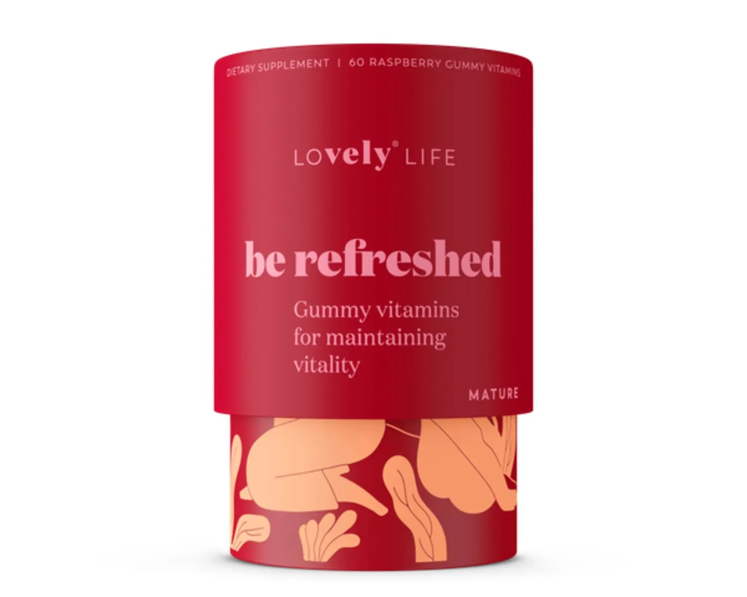 LOVELY LIFE Be refreshed gumové vitamíny pro udržení vitality 60 ks