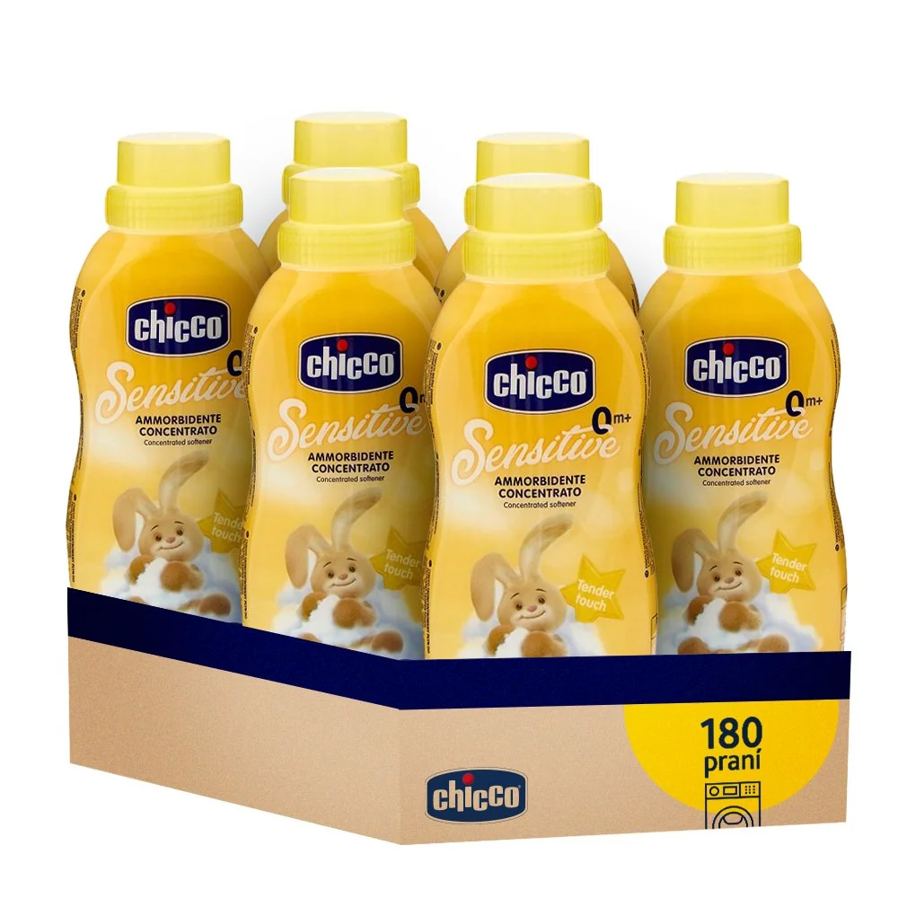 Chicco 6x Aviváž koncentrovaná Jemný dotek 750 ml (6x30 praní)
