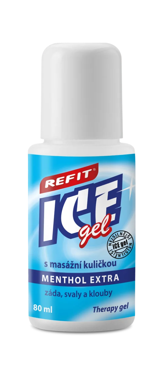 Refit Ice Masážní gel s mentholem roll–on 80 g