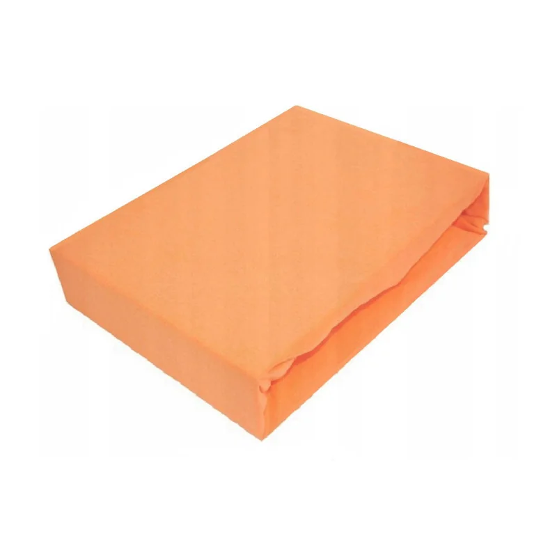 EcoMatrace Jersey prostěradlo Exclusive pomerančové 90x200 cm