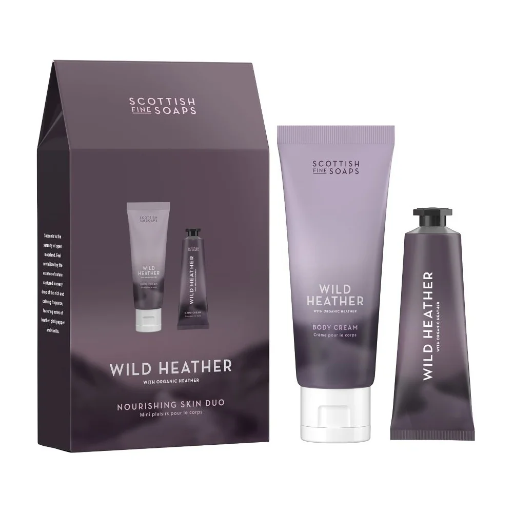 Scottish Fine Soaps Wild Heather Sada péče o tělo 2 ks