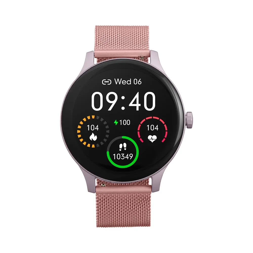 Garett Smartwatch Classy smart hodinky Pink Steel