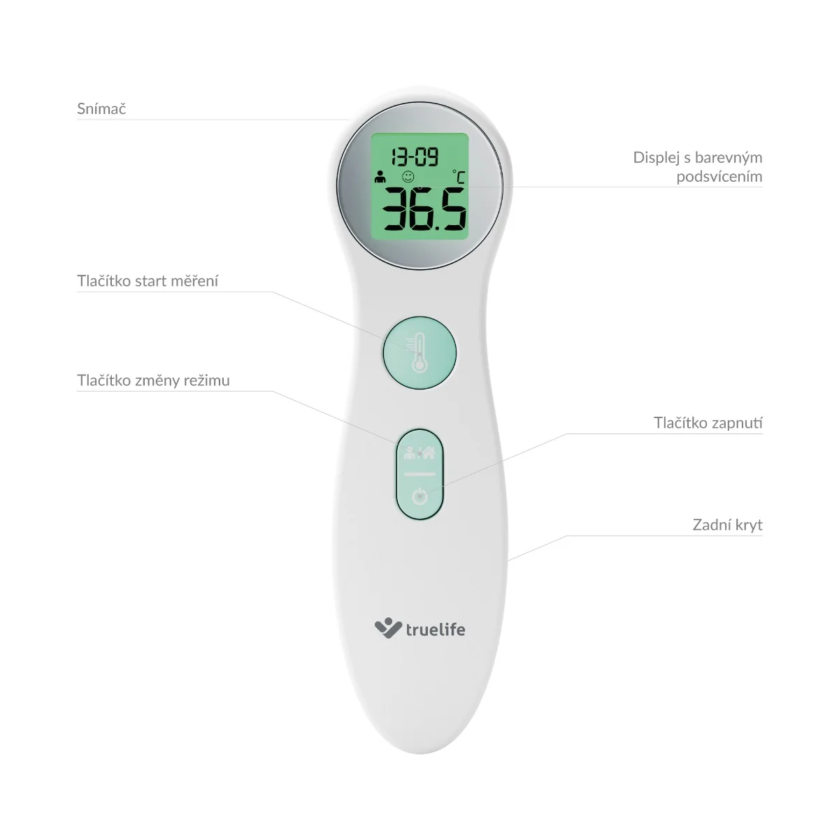 Truelife Care Q6 bezkontaktní teploměr