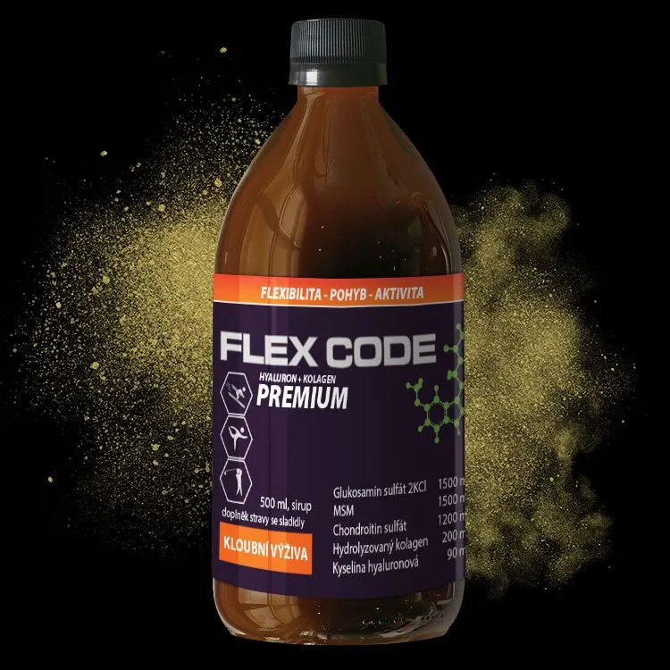 Flex Code Premium Hyaluron + Kolagen 500 ml