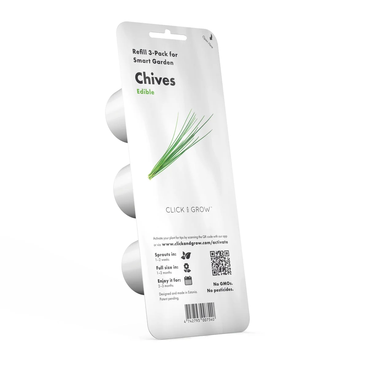 Click & Grow Náplň pro chytré květináče 3 ks - pažitka
