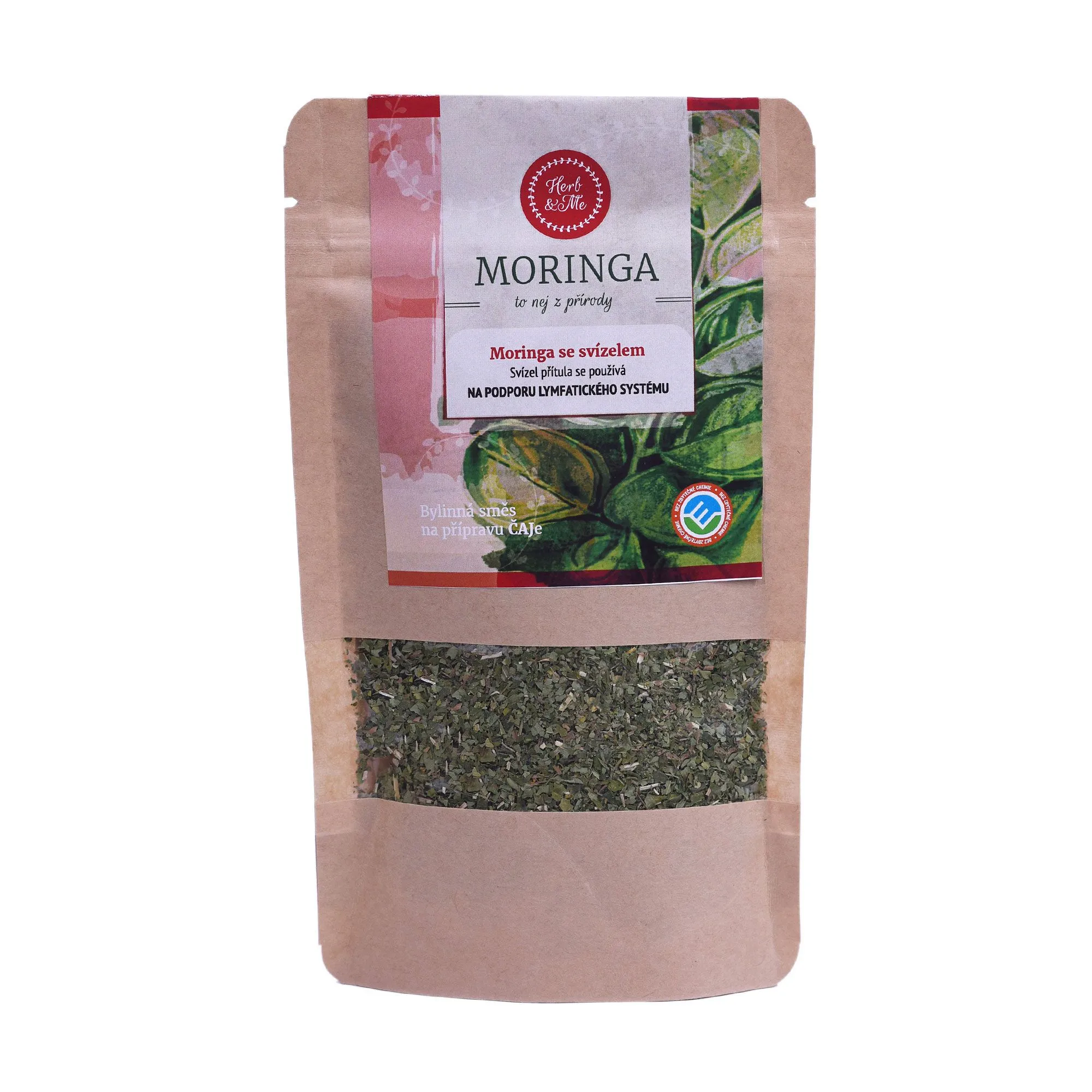 Herb&Me Moringa se svízelem sypaný čaj 30 g