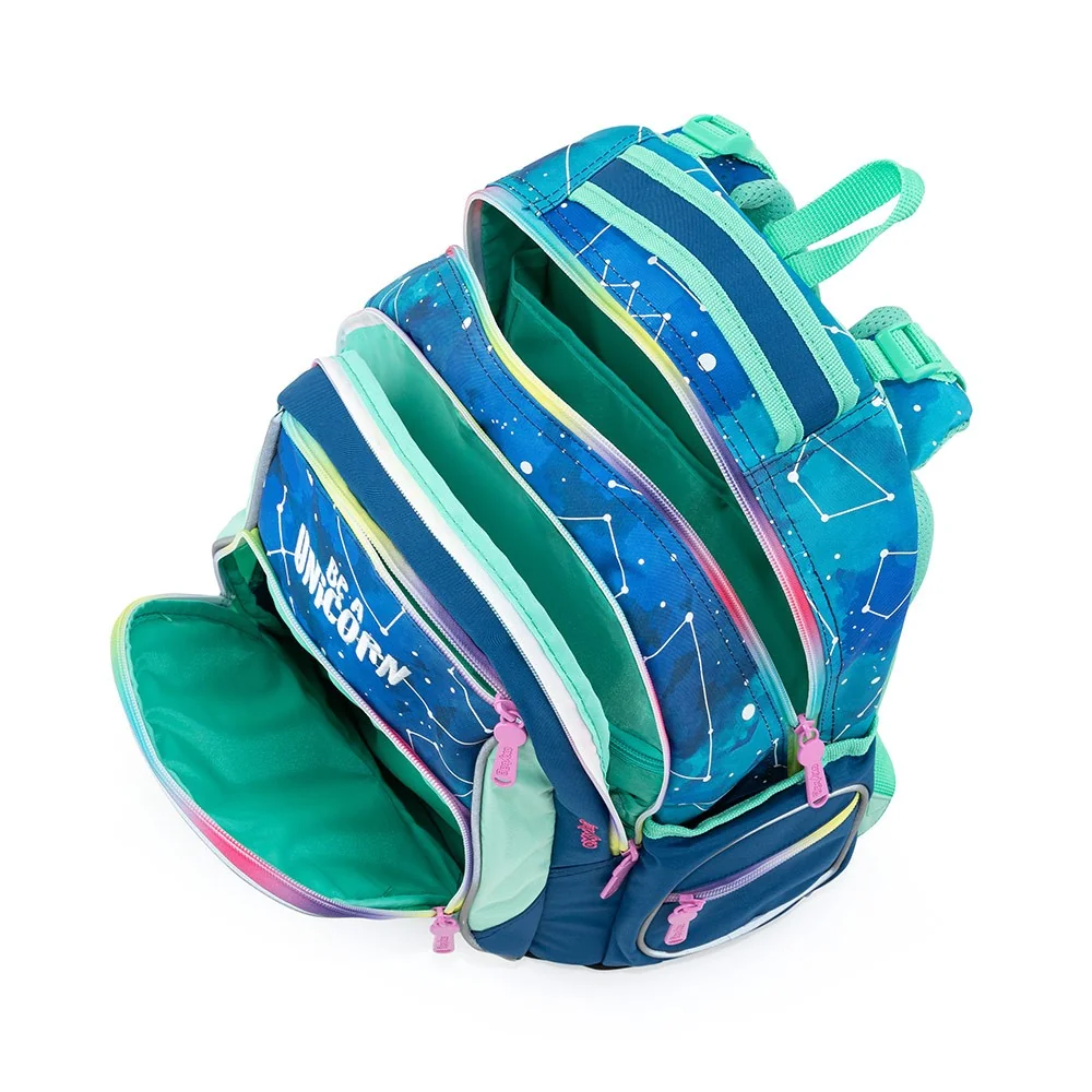 Oxybag Školní batoh OXY GO Unicorn pattern
