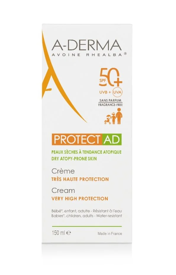 A-Derma AD SPF50+ opalovací krém 150 ml