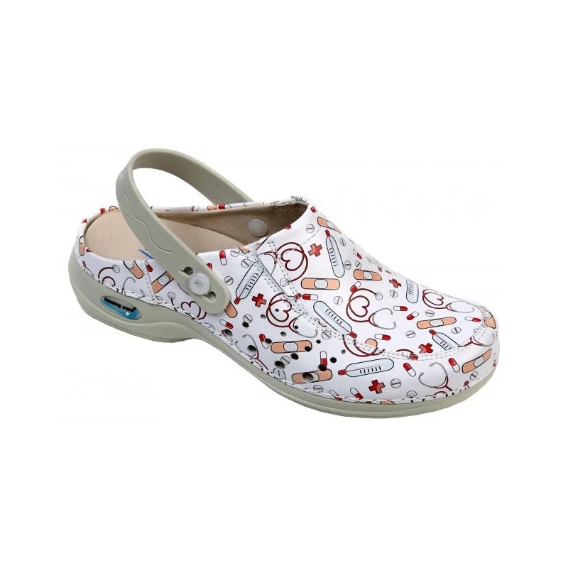 Nursing Care BERLIM WG4APF25 pracovní kožená pratelná obuv unisex health 10, vel: 39
