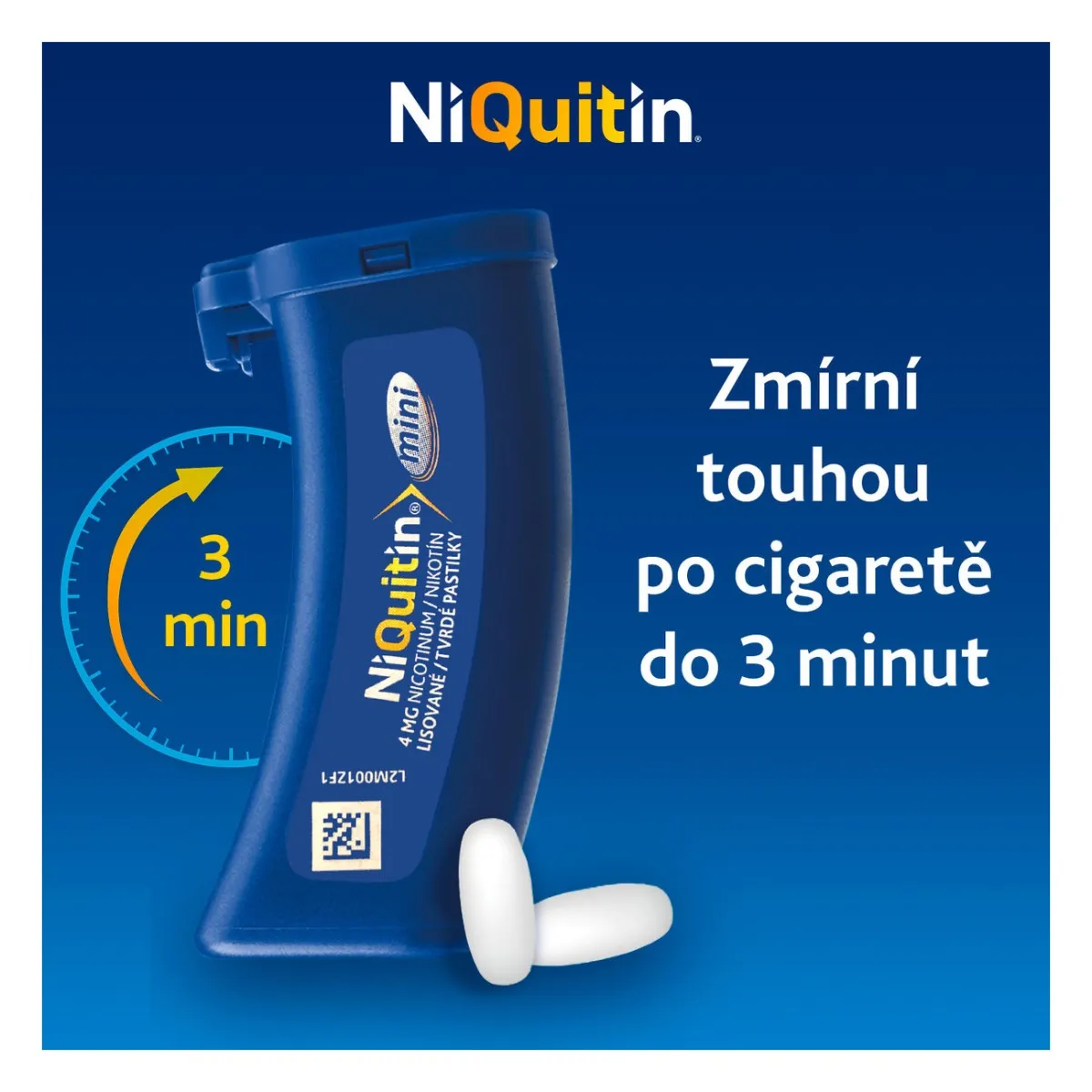Niquitin mini 4 mg 3x20 lisovaných pastilek