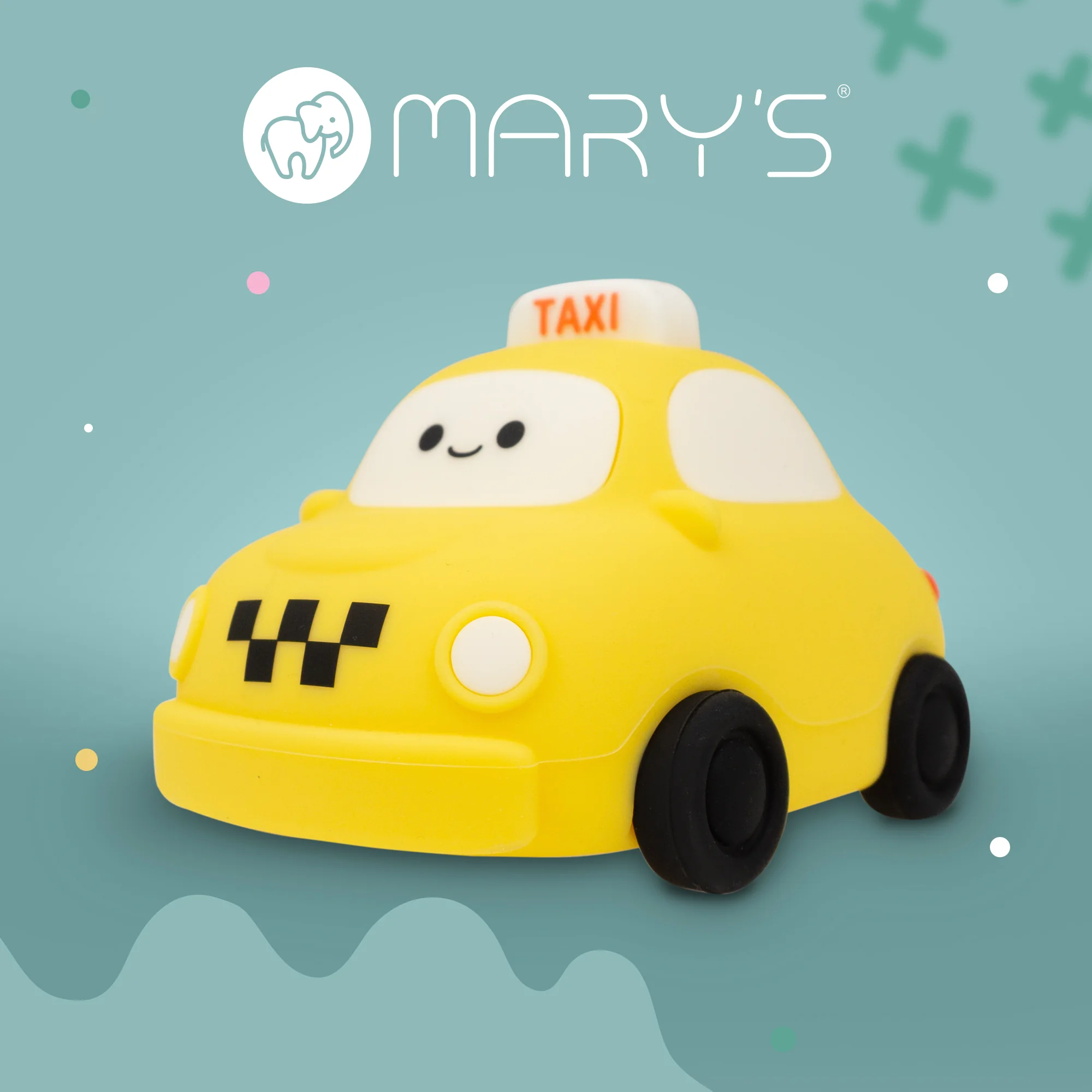 MARY’S LED silikonová noční lampička stmívatelná, dotyková - Taxi