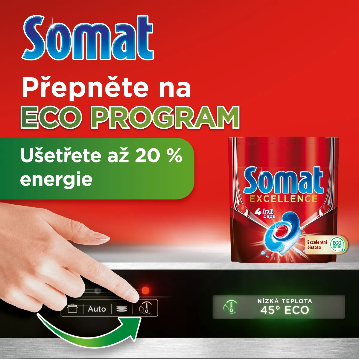 Somat Tablety do myčky Excellence 4v1 75 ks