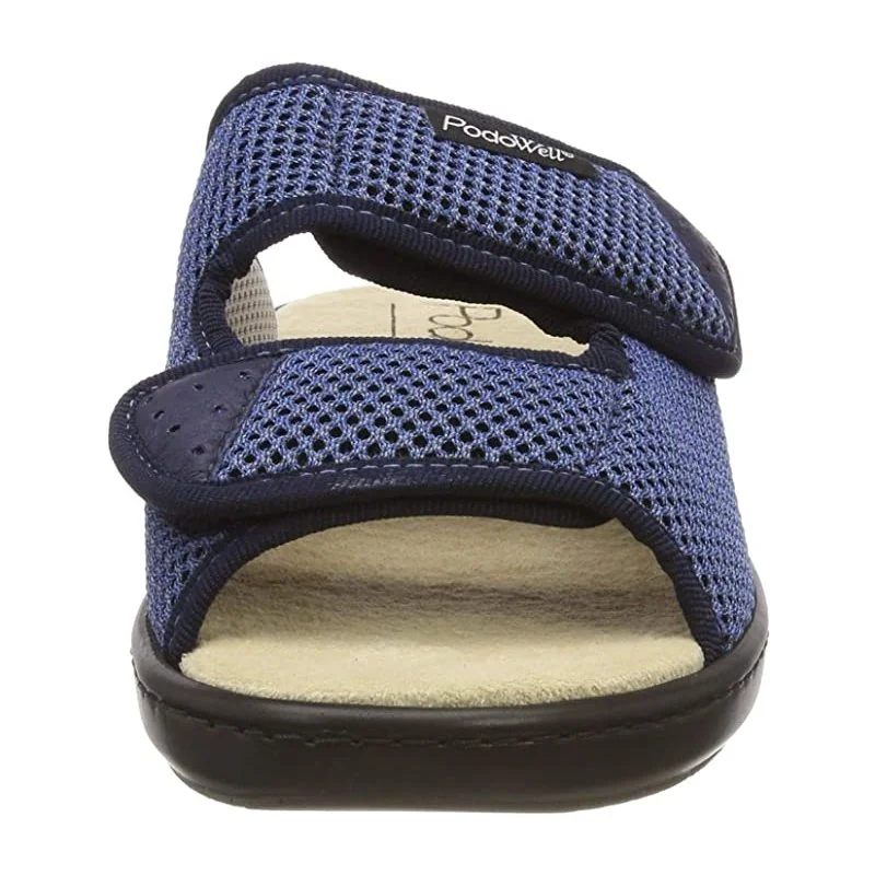 PodoWell ADDAX zdravotní pantofle pro oteklé nohy unisex modrá, velikost: 41