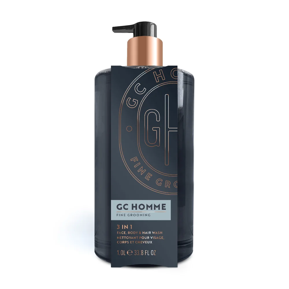 Grace Cole Pánský mycí gel 3v1 na pleť tělo i vlasy Černý pepř & Mandarinka 1000 ml