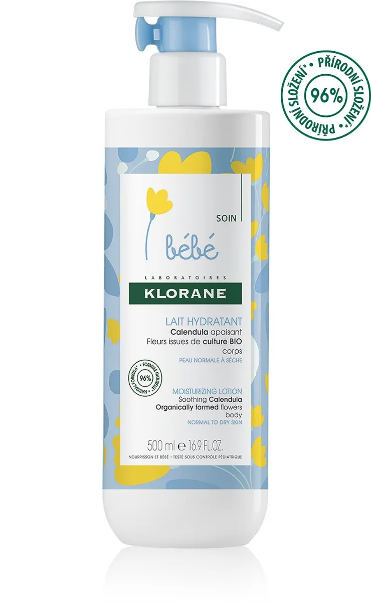 KLORANE Bébé Hydratační mléko s měsíčkem 500 ml